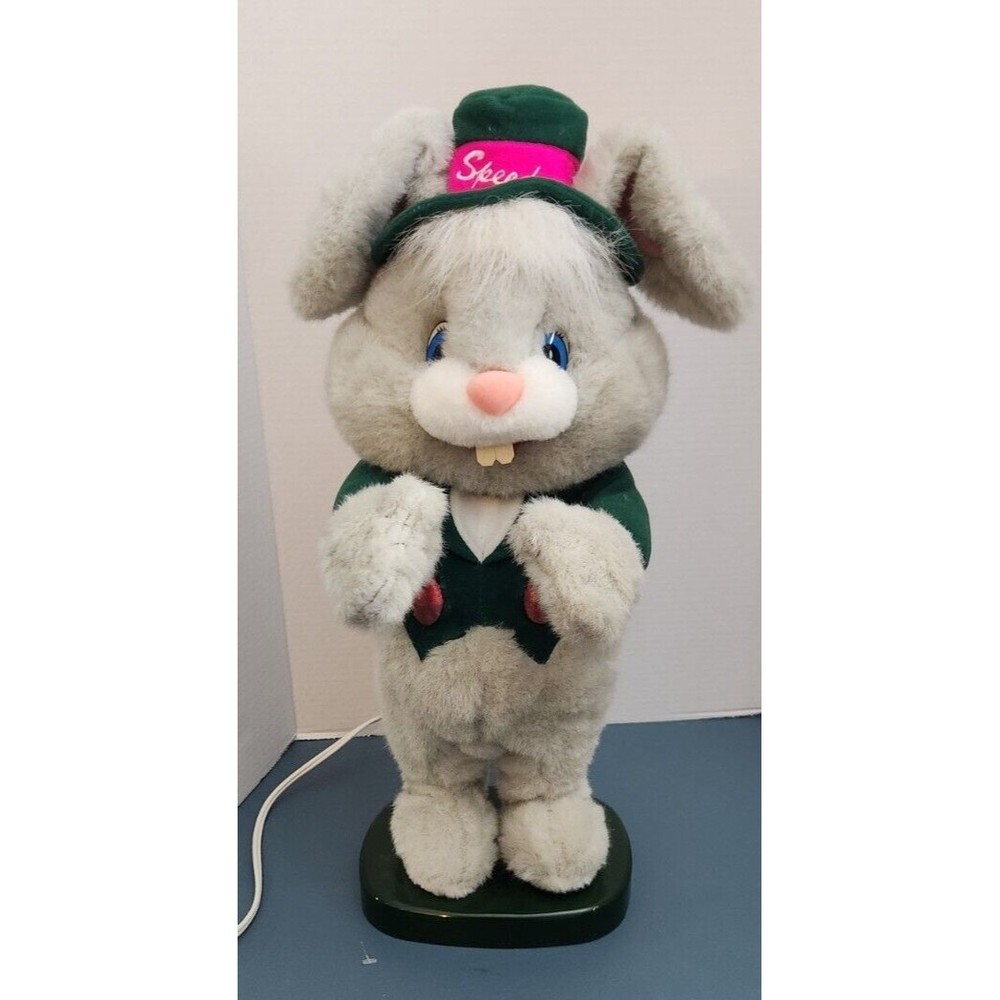 Vtg 21" Speedy Easter Bunny Rennoc  Animations Motionettes‎ Automatronic Works